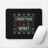 Tief in den Weihnachtspullovern passende Paare Mousepad (Mit Mouse)