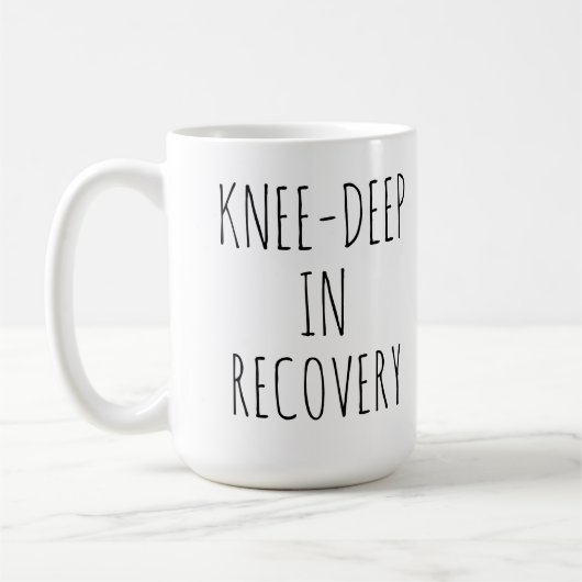 Tief in der Genesung, Geschenk nach der Operation Kaffeetasse (Links)