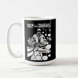 Tief in Dunkelheit Vintage Comicen Grimmige Sensen Kaffeetasse