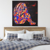 tief in Gedanken Leinwanddruck (Insitu (Schlafzimmer))