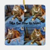 TIEF IN GEDANKENKITÄT KERAMIKORNAMENT (Vorderseite)