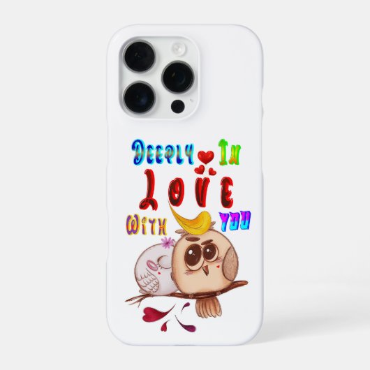 tief in Liebe mit Ihnen iPhone Hülle (Rückseite)