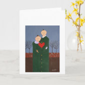 tief in meinem Herzen Karte (Gelbe Blume)