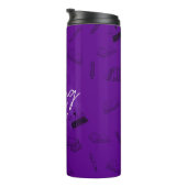 Tief Lila Brennstoff-Tasse Thermosbecher (Nach rechts gedreht)