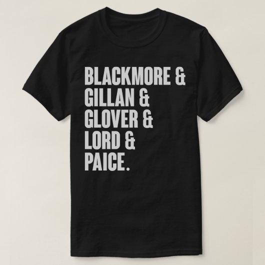 Tief Lila Classic Line Up T-Shirt (Design vorne)