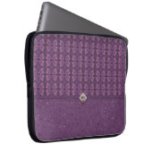 Tief Lila Kupplung Bag Laptopschutzhülle (Vorne Rechts)