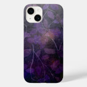 Tief Lila Leaf Abstrakt Case-Mate iPhone Hülle (Rückseite)