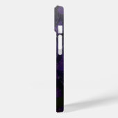 Tief Lila Leaf Abstrakt Case-Mate iPhone Hülle (Rückseite / Links)