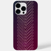 Tief Lila moderne Stammespfeile Case-Mate iPhone Hülle (Rückseite)
