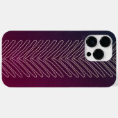 Tief Lila moderne Stammespfeile Case-Mate iPhone Hülle (Rückseite (Horizontal))