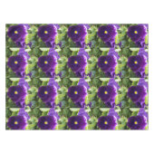tief Lila Pansy Bushes, Tischdecke (Vorderseite (Horizontal))