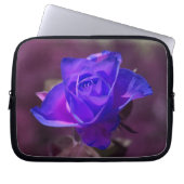 Tief Lila, rosa Rose, Lapstop - Schläfchen Laptopschutzhülle (Vorderseite)