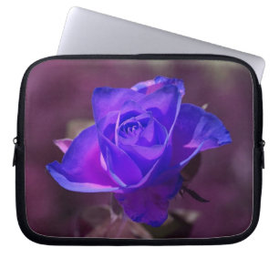 Tief Lila, rosa Rose, Lapstop - Schläfchen Laptopschutzhülle