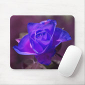 Tief Lila Rose Mousepad (Mit Mouse)