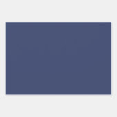 Tief mittelschwere blaue Papiertücher Geschenkpapier Set (Vorderseite)