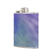 Tief-Regenbogenfarbener Himmel Hintergrund Flachmann (Links)