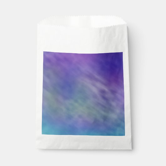 Tief-Regenbogenfarbener Himmel Hintergrund Geschenktütchen (Vorderseite)