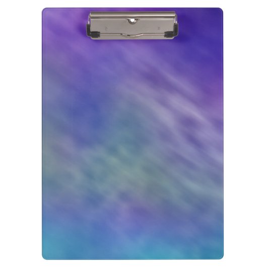 Tief-Regenbogenfarbener Himmel Hintergrund Klemmbrett (Vorderseite)