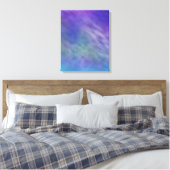 Tief-Regenbogenfarbener Himmel Hintergrund Leinwanddruck (Insitu (Schlafzimmer))