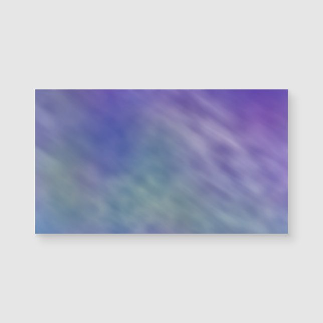 Tief-Regenbogenfarbener Himmel Hintergrund Magnetkarte (Vorderseite)