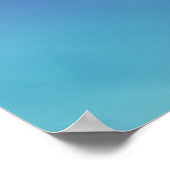 Tief-Regenbogenfarbener Himmel Hintergrund Poster (Ecke)