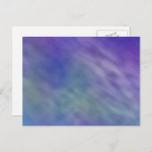 Tief-Regenbogenfarbener Himmel Hintergrund Postkarte (Vorne/Hinten)