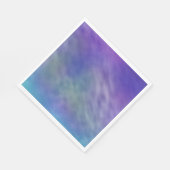 Tief-Regenbogenfarbener Himmel Hintergrund Serviette (Ecke)