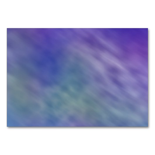 Tief-Regenbogenfarbener Himmel Hintergrund Tischnummer (Rückseite)