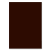 Tief reichhaltiger brauner Farbhintergrund Anpassb Tischnummer (Vorderseite)