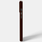 Tief-Rich-Braun-Farbdekor Anpassbar Case-Mate iPhone Hülle (Rückseite / Links)