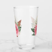 Tief rosa Aquarell Rose Tumbler (Links)