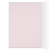 Tief rosa Blume am See, blau innen (Innen (Links))