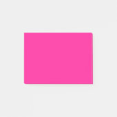 Tief rosa Farbe Post-it Klebezettel (Vorderseite)