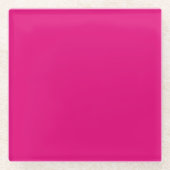 Tief rosa glasuntersetzer (Vorderseite)