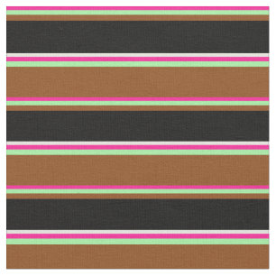 Tief rosa, grün, braun, schwarz und beige gefärbt stoff