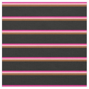 Tief rosa, leicht rosa, braun und schwarz gefärbt stoff
