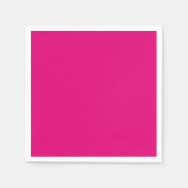 Tief rosa serviette (Vorderseite)