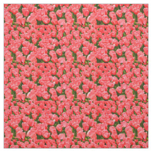 Tief rosa Tulpen Stoff