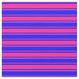 Tief rosa und blau gefärbte Linien Stoff