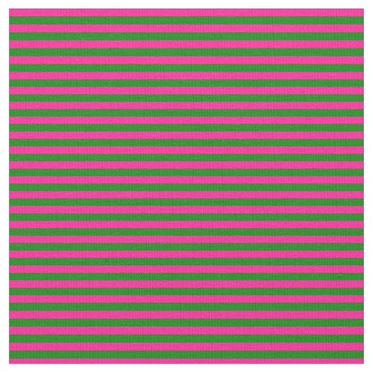 Tief rosa und grünes Muster Stoff (Nahaufnahme)