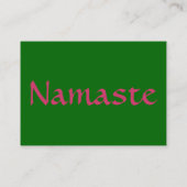 Tief Rose gefärbter Lotus Blossom anpassbar Visitenkarte (Rückseite)