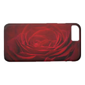 Tief rote Rose auf schwarz Case-Mate iPhone Hülle (Rückseite (Horizontal))