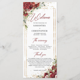 Tief Rote Rosen Erröten Blume Eukalyptus-Programm Programm