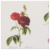 Tief rote Vintage Rose malen Stoff (Nahaufnahme)
