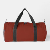 Tief roter Herbst Saison solide Farbe Duffle Bag (Rückseite)