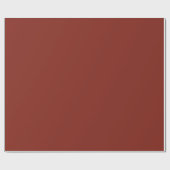 Tief roter Herbst Saison solide Farbe Geschenkpapier (Flach)