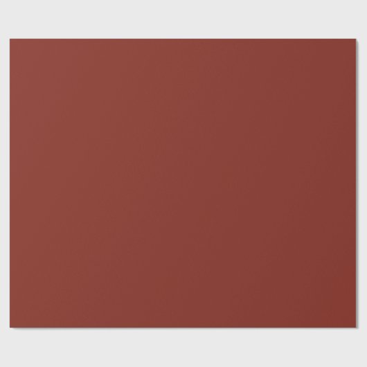 Tief roter Herbst Saison solide Farbe Geschenkpapier (Flach)