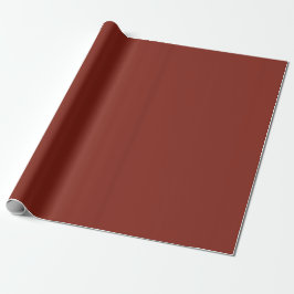 Tief roter Herbst Saison solide Farbe Geschenkpapier