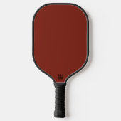 Tief roter Herbst Saison solide Farbe Pickleball Schläger (Rückseite)