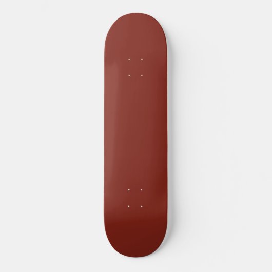 Tief roter Herbst Saison solide Farbe Skateboard (Vorderseite)